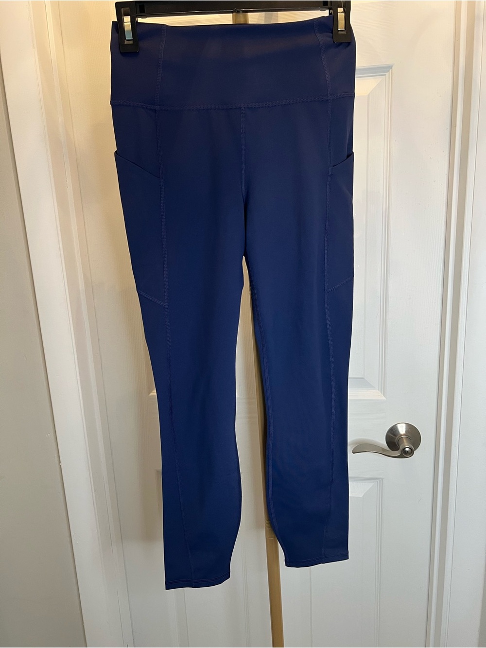 Fabletics Deep Blue High-Waist Pocket Leggings